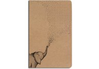 Notes tečkovaný - A5 - kraft - slon Notes tečkovaný - A5 - kraft - slon