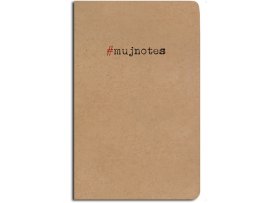 Notes linkovaný - A5 - kraft - #mujnotes