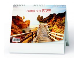 Kalendář stolní - Obrázky z cest / BSH3