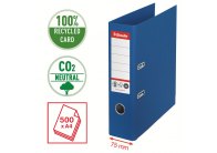Pořadač pákový Esselte CO2 neutrální - A4 / hřbet 7,5 cm / modrá