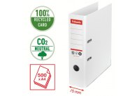 Pořadač pákový Esselete CO2 neutrální - A4 / hřbet 7,5 cm / bílá Pořadač pákový Esselete CO2 neutrální - A4 / hřbet 7,5 cm / bílá