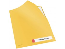 Zakládací obal A4 Leitz COSY - tvar L / teplá žlutá / 3 ks