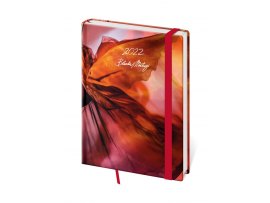 Diář VARIO Blanka Matragi - týdenní A5 / red Diář VARIO Blanka Matragi - týdenní A5 / red