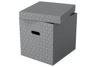 Krabice úložný krychlový box šedá /3 ks Krabice úložný krychlový box šedá /3 ks