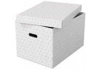 Krabice úložná Esselte - L / bílá / 510 x 355 x 305 mm / s otvory / 3 ks Krabice úložná Esselte - L / bílá / 510 x 355 x 305 mm / s otvory / 3 ks