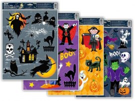 Dětské okenní folie 30 x 42 cm - halloween glitr Dětské okenní folie 30 x 42 cm - halloween glitr