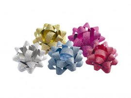 Rozeta střední luxusní glitr - mix / 5 cm Rozeta střední luxusní glitr - mix / 5 cm