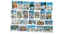 Vánoční pohlednice Josef Lada - mix motivů