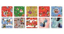 Vánoční balicí papír - Disney mix / 70 x 200 cm