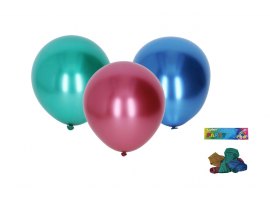 Balónek nafukovací 25 cm chromový / sada 5ks Balónek nafukovací 25 cm chromový / sada 5ks