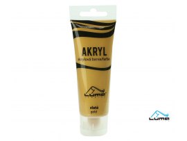 LUMA akrylová barva / METAL zlatá 75ml LUMA akrylová barva / METAL zlatá 75ml