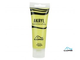 Akrylová barva LUMA - PASTEL / 75 ml / žlutá