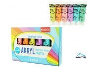 LUMA PATEL sada akrylových barev 6 ks / 75ml LUMA PATEL sada akrylových barev 6 ks / 75ml