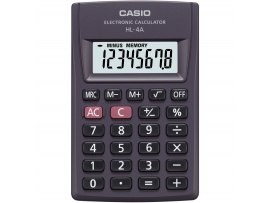 CasioHL4A kalkulačka kapesní - displej 8 míst
