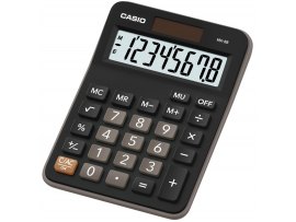 Kalkulačka Casio MX8BBK - displej 8 míst