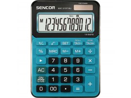 Kalkulačka Sencor SEC 372T - displej 12 míst modrá