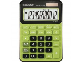 Kalkulačka Sencor SEC 372T displej 12 míst / zelená