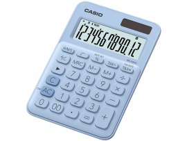Kalkulačka Casio MS 20UC displej 12 míst - světle modrá