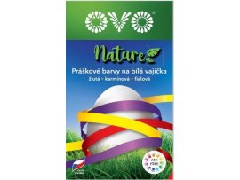 Barvy OVO® NATURE 3 barvy - žlutá, karmínová, fialová