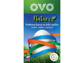 Barvy OVO® NATURE - 3 barvy / modrá, zelená, oranžová Barvy OVO® NATURE - 3 barvy / modrá, zelená, oranžová