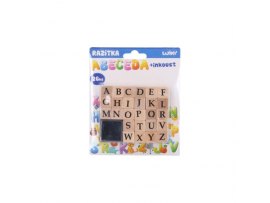 Razítka Abeceda / 26 ks + inkoust / 2 motivy
