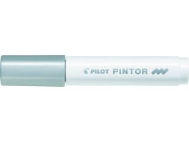 Popisovač Pilot Pintor M / stříbrná