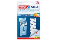 Tesa TACK oboustranně lepicí polštářky / transparentní -/72 ks Tesa TACK oboustranně lepicí polštářky / transparentní -/72 ks