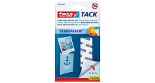 Tesa TACK oboustranně lepicí polštářky - transparentní / 72 ks