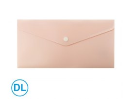 Spisové desky s drukem LUMA - DL / pastelová oranžová Spisové desky s drukem LUMA - DL / pastelová oranžová