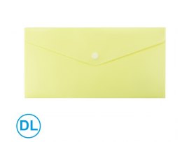 Spisové desky s drukem LUMA - DL / pastelová žlutá