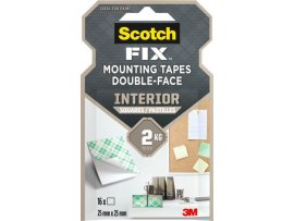 Montážní pásky Scotch - 25 mm x 25 mm čtverečky