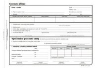 Optys 1051 cestovní příkaz 100 listů A5