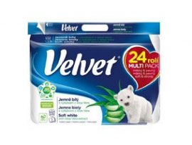 Papír toaletní Velvet 3-vrstvý / 24 ks