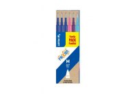 Náplň Pilot FriXion 0,7 - mod, růžová, fialová, světle modrá / 6 ks