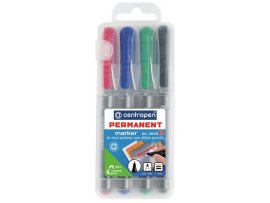 Popisovač Centropen Permanent 2846 / sada 4 ks