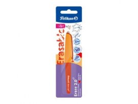 Gelový roller Pelikan gumovací - červená