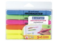 Zvýrazňovač Centropen HIGHLIGHTER 8552 / sada 5 + 1