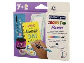 Popisovač Centropen DECOR PEN Pastel 2738 / 7+2