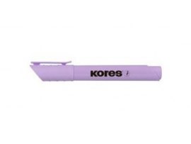 Zvýrazňovač Kores High liner PASTEL - fialová