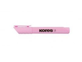Zvýrazňovač Kores High liner PASTEL - růžová