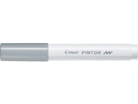 Popisovač Pilot Pintor F / stříbrná