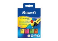 Zvýrazňovač Pelikan 490 NEON / sada 4 ks