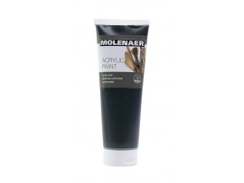 Akrylová barva Molenaer - 250 ml / černá Akrylová barva Molenaer - 250 ml / černá