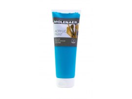 Akrylová barva Molenaer - 250 ml / tyrkysová Akrylová barva Molenaer - 250 ml / tyrkysová