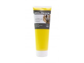Akrylová barva Molenaer - 250 ml / žlutá Akrylová barva Molenaer - 250 ml / žlutá