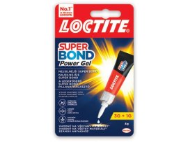 Vteřinové lepidlo LOCTITE SuperBond POWER GEL 4g Vteřinové lepidlo LOCTITE SuperBond POWER GEL 4g