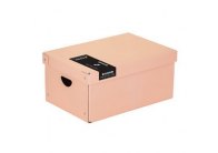 Krabice úložná lamino PASTELINI - oranžová / 35,5 x 24 x 16 cm