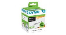 Štítky pro DYMO LabelWritter - 89 x 28 mm / adresové papírové / 2 x 130 ks