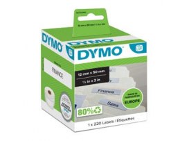 Štítky pro DYMO LabelWritter - 50 x 12 mm / na závěsné desky papírové / 1 x 220 ks Štítky pro DYMO LabelWritter - 50 x 12 mm / na závěsné desky papírové / 1 x 220 ks