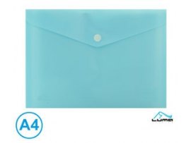 Spisové desky s drukem LUMA - A4 / pastelová modrá